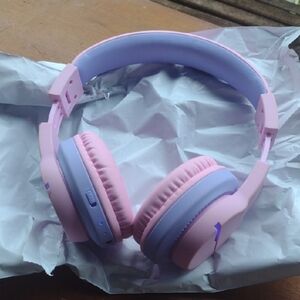 Pink and Purple Wireless Headphones NWOT
